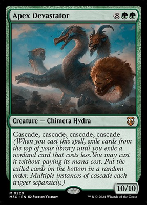 #ad Apex Devastator 220 NM Modern Horizons 3 Commander MTG $4.47