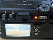 Canon PowerShot S50 Black 5.0 MP 1.8" LCD 3x Optical Zoom Compact Digital Camera