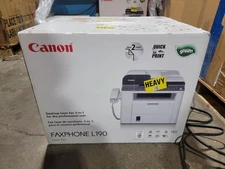 Canon FAXPHONE L190 Laser Fax Machine Copy/Fax/Printer NEW