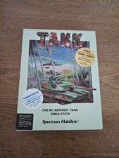 TANK The M1 Abrams Tank Simulation Big Box PC 5-1/4" 3-1/2" Spectrum HoloByte