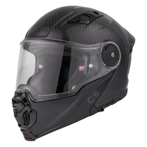 Daytona Helmets C6 Carbon Fiber Helmet - Large Modular Full Face DOT Motorcycle