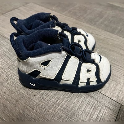 Nike Air More Uptempo Olympic TD PS Kids Size 8C Blue White Pippen DA4194-104