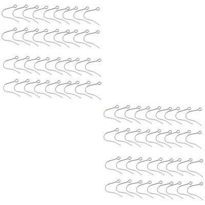  100 Stück Einfacher Ohrring Zubehör DIY Edelstahl Ohrringe Teile für Frau Dame