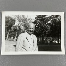Vintage Dwight D Eisenhower President Of The United States Photo Snapshot 3.5x5