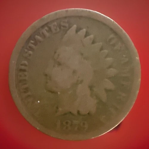 1879 US Indian Head Cent! Good! Lower Mintage! Old US Coin! 1211