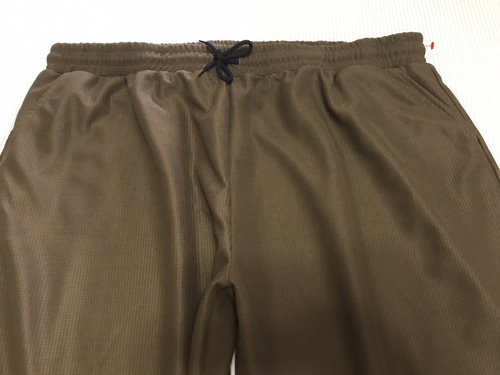 Pantalones de chándal para hombre tejido gofre talla 5XL marrón cordones grandes y altos - Imagen 4 de 10