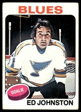 1975-76 Topps Ed Johnston St. Louis Blues #185