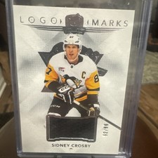Sidney Crosby /99 - 2024-25 The Cup - Logomarks Black Jersey #LM-SC