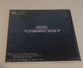 Sonic CD (SEGA Mega-CD, 1993) Pal Manual and case included