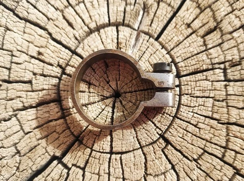 Original U.S. Civil War .58 Caliber Bayonet Locking Ring and screw Excellent