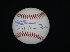 DON SCHWALL SIGNED OMLB BASEBALL INSCRIBED 