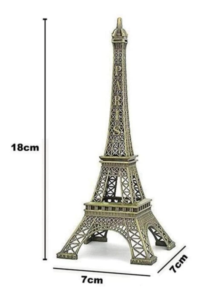 Estatua de metal Torre Eiffel de colección pieza de exhibición decoración del hogar estatua estatuilla artículo de regalo - Imagen 4 de 4