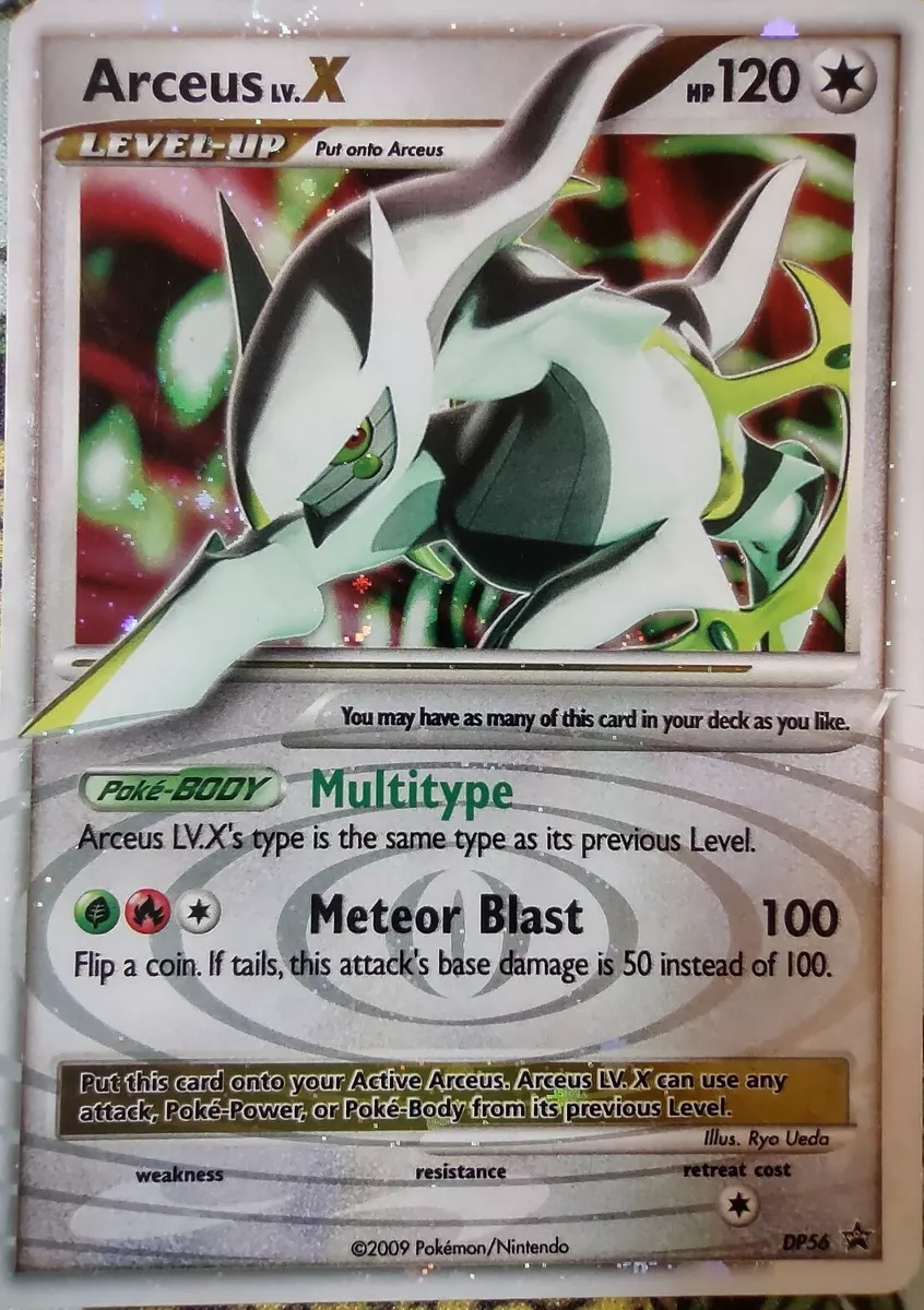 Arceus LV.X Promo Diamond & Pearl Foil Pokemon Card