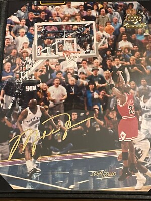 Michael Jordan 1998 Upper Deck Portfolio Last Shot N. Carolina