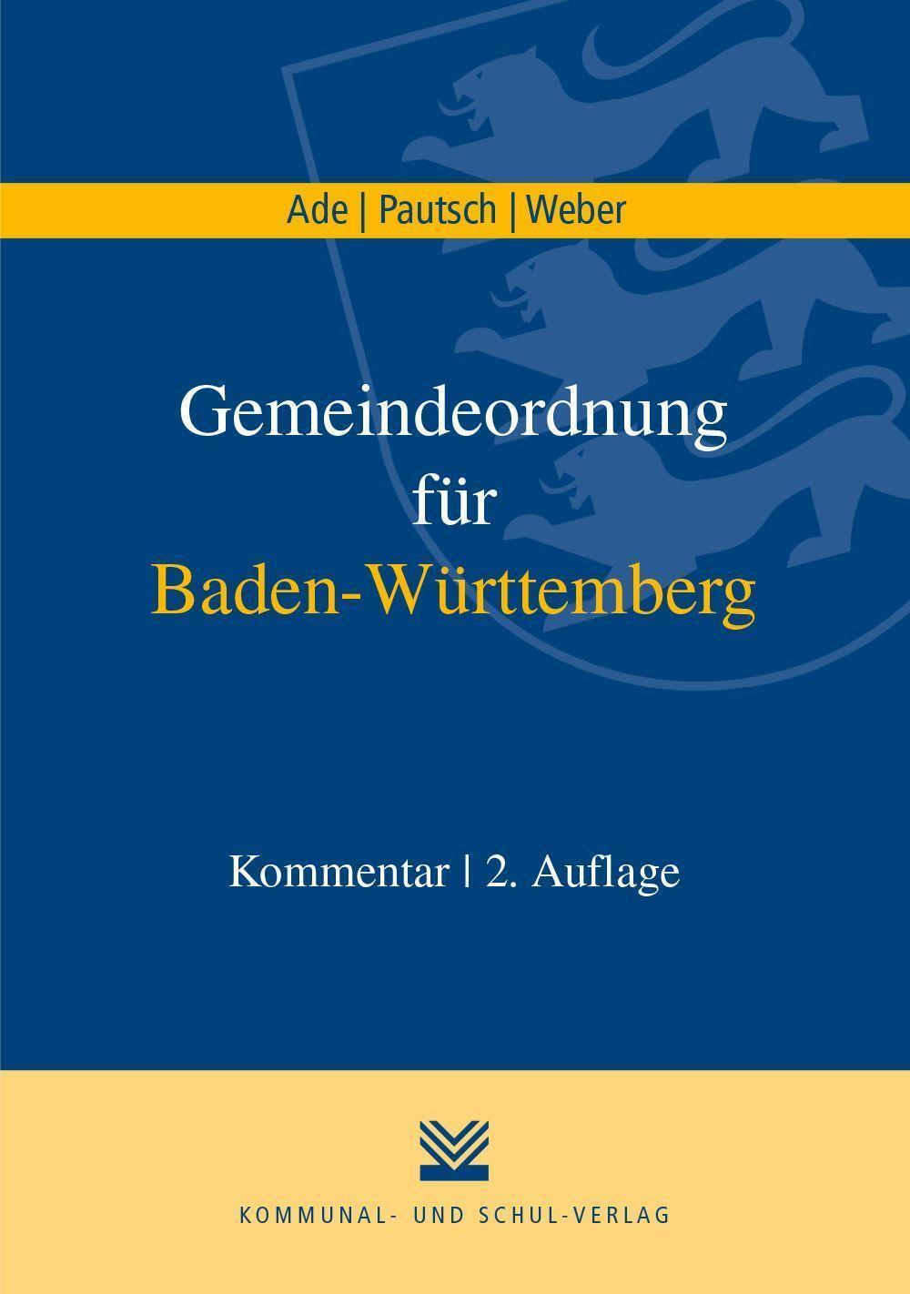 Thumbnail - Klaus Ade Gemeindeordnung Für Baden-württemberg