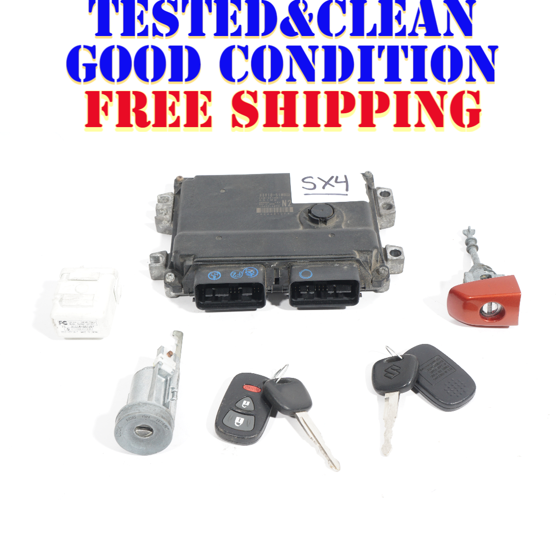 11 12 13 SUZUKI SX4 IGNITION SET KEY LOCK MODULE ECU OEM | eBay