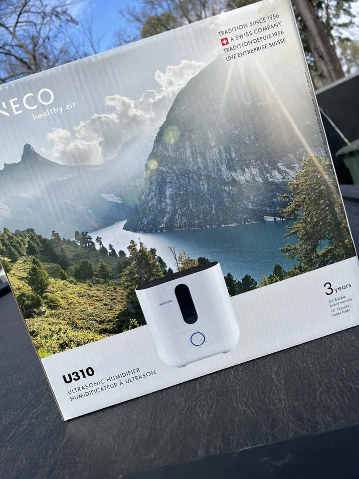 BONECO U310 2 in 1 Top Fill Warm Mist Ultrasonic Plastic Humidifier with Auto... - Image 2 of 4