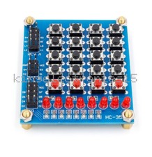 Tastiera 4x4 Matrice Pulsanti Tastiera LED Tendone Indipendente Tastiera Smart Car