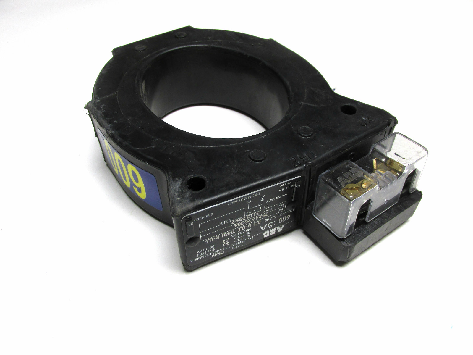 * ABB Current Transformer Type CMV 6005A Ratio .. UJ53 eBay