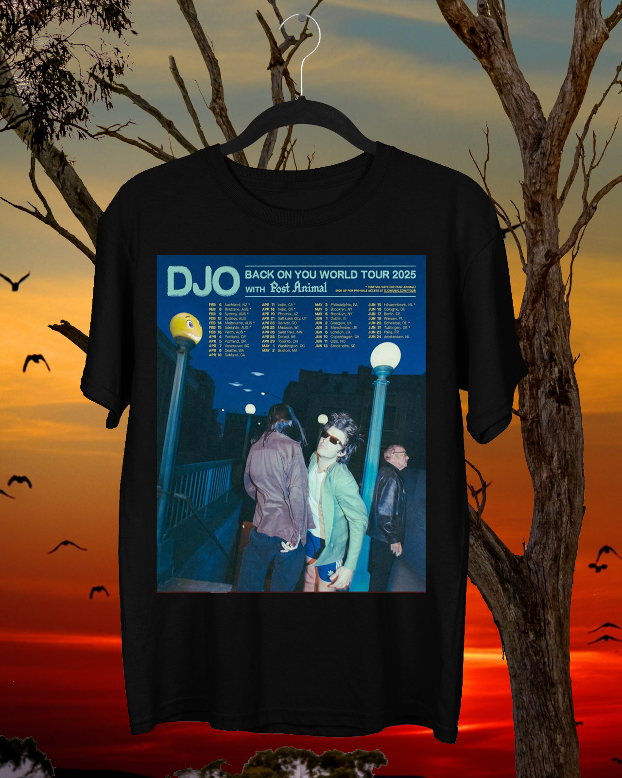DJO Back On You World Tour 2025 Gift For Fan All Size S to 5XL T-shirt QA351