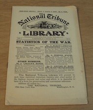 Statistiques GUERRE CIVILE 1895 Vol 1 # 1 UNION Nouvelles des anciens combattants ~ La BIBLIOTHÈQUE NATIONALE TRIBUNE