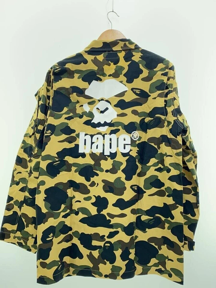 A BATHING APE Jacket green XL Used - Image 2 of 4