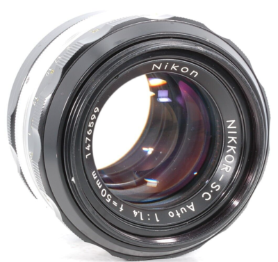 Nikon NIKKOR-S.C Auto 50mm f/1.4 非AI Nikon Nikkor S.C Auto Non-Ai 50mm f/1.4 Standard Lens [N MINT