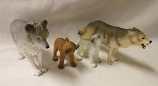Schleich Wolf FAMILY FIGURINES 14821 GROWLING ADULT, 42472 MOM AND CUBS 2019