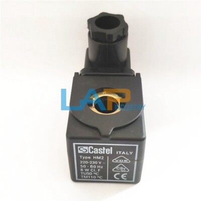 1PCS NEW FOR CASTEL SOLENOID COIL 9100/RA6 TYPE HM2 220V~230V 50-60HZ ...