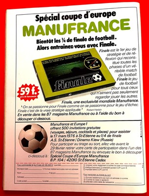 Magazine Onze N°2 De 1976 - Spécial Coupe D'Europe ASSE + Supplément PSG - Très Bon état