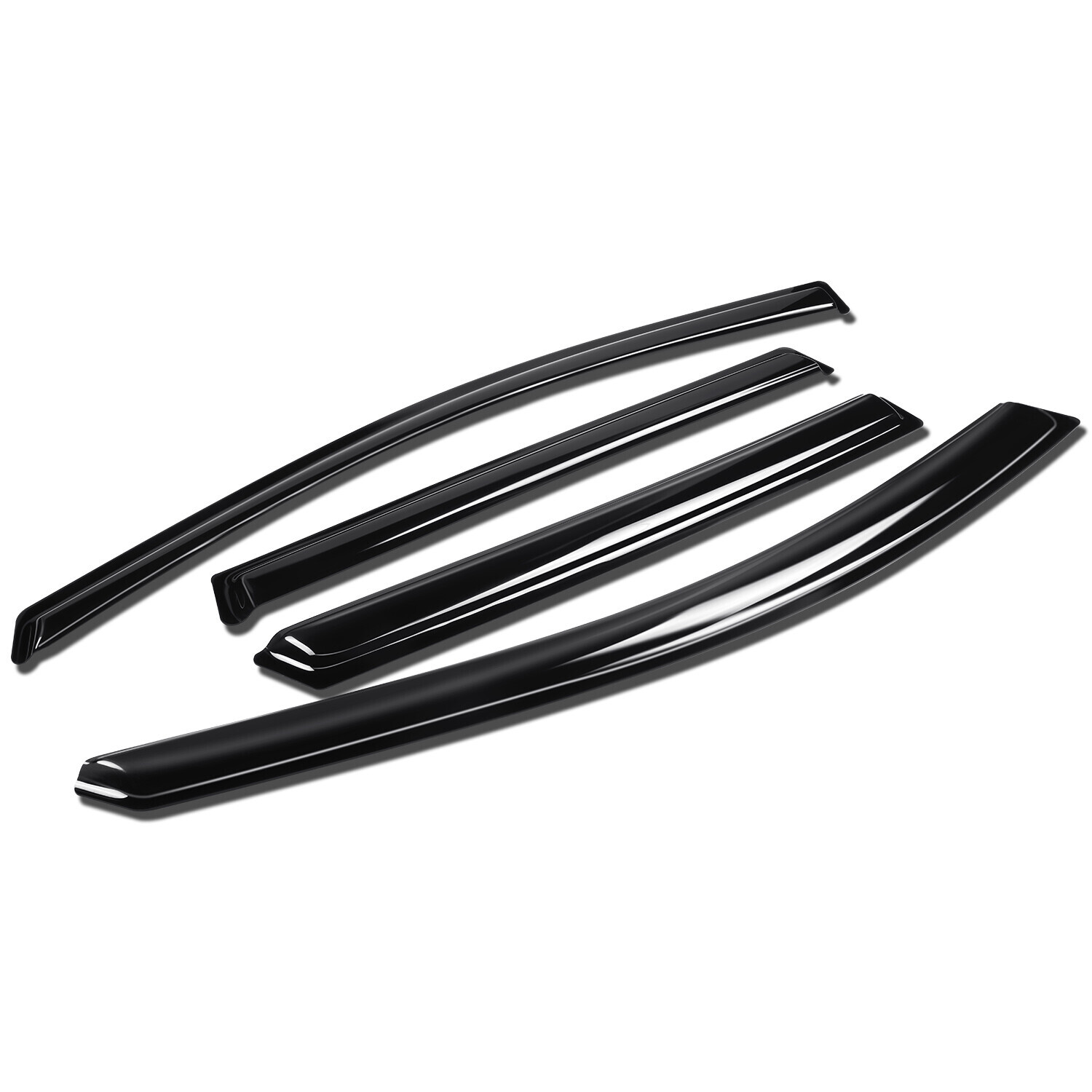 Fit 17-24 Honda CR-V Window Visors Sun Guard Rain Deflector Vent Shade 4 pcs