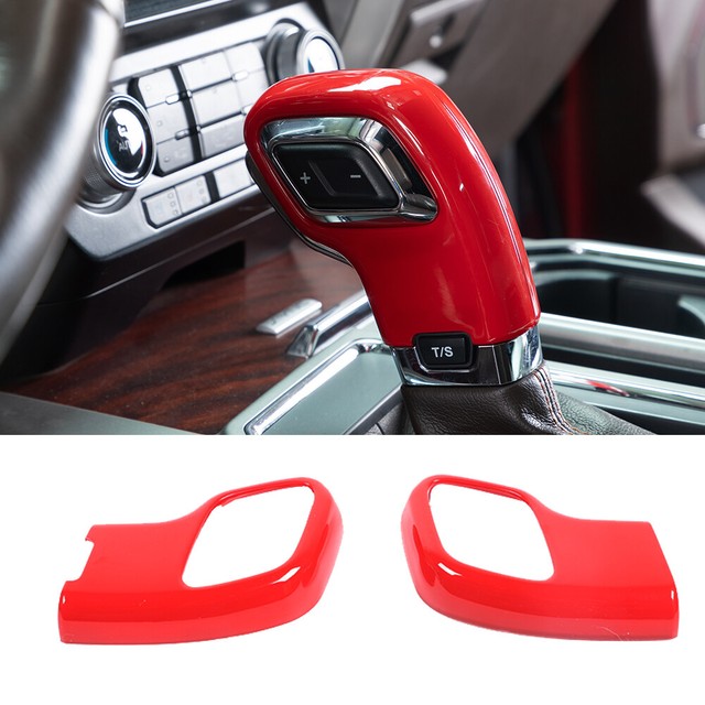 For Honda HRV HRV 20162020 ABS Red car interior Gear shift knob cover