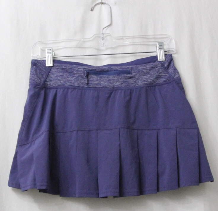 Saia Lululemon Run Speed roxa realeza tamanho 4  - Imagem 4 de 4