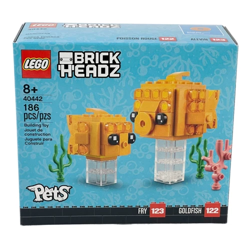 Lego Brickheadz Pets 40442 Goldfish Set - Exclusive! Goldfish & Fry NEW in Box