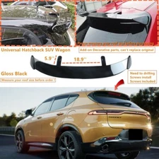 Fits Dodge Hornet Glossy Black GT-Style Rear Roof Lip Spoiler Wing Universal
