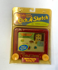 2002 Vintage Pocket Etch A Scetch Toy Jelly Color 5168 Ohio Art 3-1/2  x4  NEW