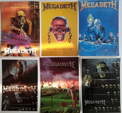Megadeth, 6 different Post Cards. FREE INT.SHIPPING | eBay