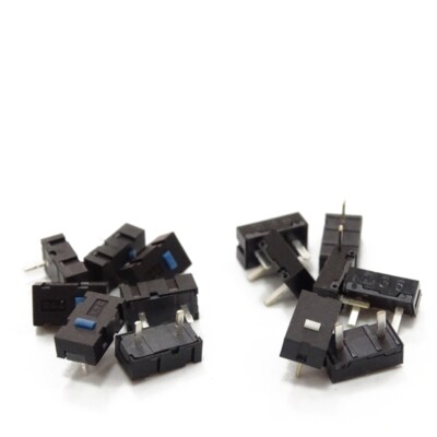 2PCS TTC 2 Pins Blue Dots Mouse Micro Switch For Imperator Naga Hex RIVAL
