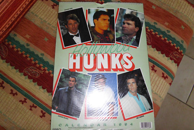 Hollywood HUNKS Kalender 1994,ovp in Folie, 42 x 30 cm Posterkalender - Rarität