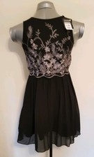 Ladies WALLIS LITTLE MISTRESS SIZE 10 Black, Knee Length BNWT. Cost £65 SALE £30