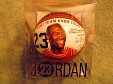 MICHAEL JORDAN MINI BASKETBALL 72 &10 SEASON WITH COA & CASE NEW