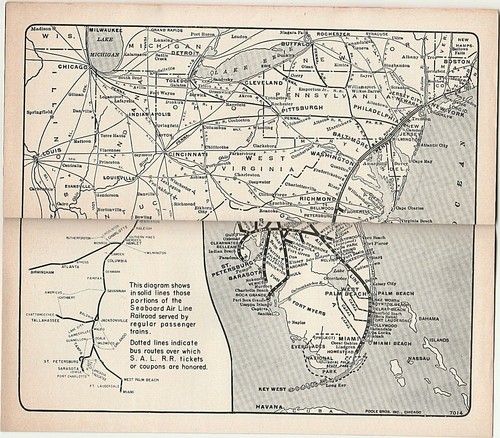 Seaboard Railroad Time Table April 26, 1964 - Picture 3 of 5