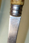 Vintage Household Japan Surgical Stainless Carving/Serving Fork Wooden Handle — photo 5