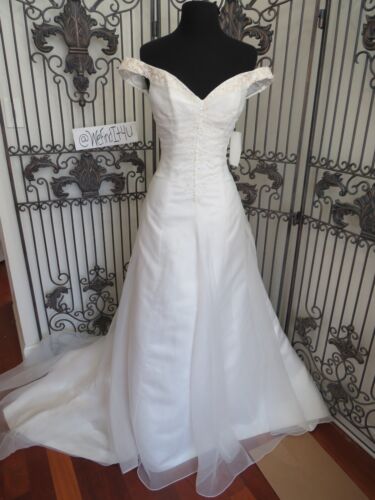 P125  MAGGIE SOTTERO 7025 SZ 6  DW  $999  BEADED WEDDING DRESS GOWN - Picture 1 of 12