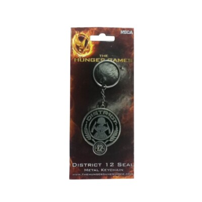 NIP The Hunger Games District 12 Seal Metal Keychain Pre Order Promo 2012 NECA 
