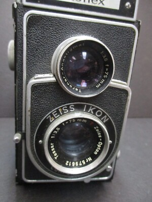 Zeiss Ikon Ikoflex II 120 Film TLR Camera & Carl Zeiss Opton