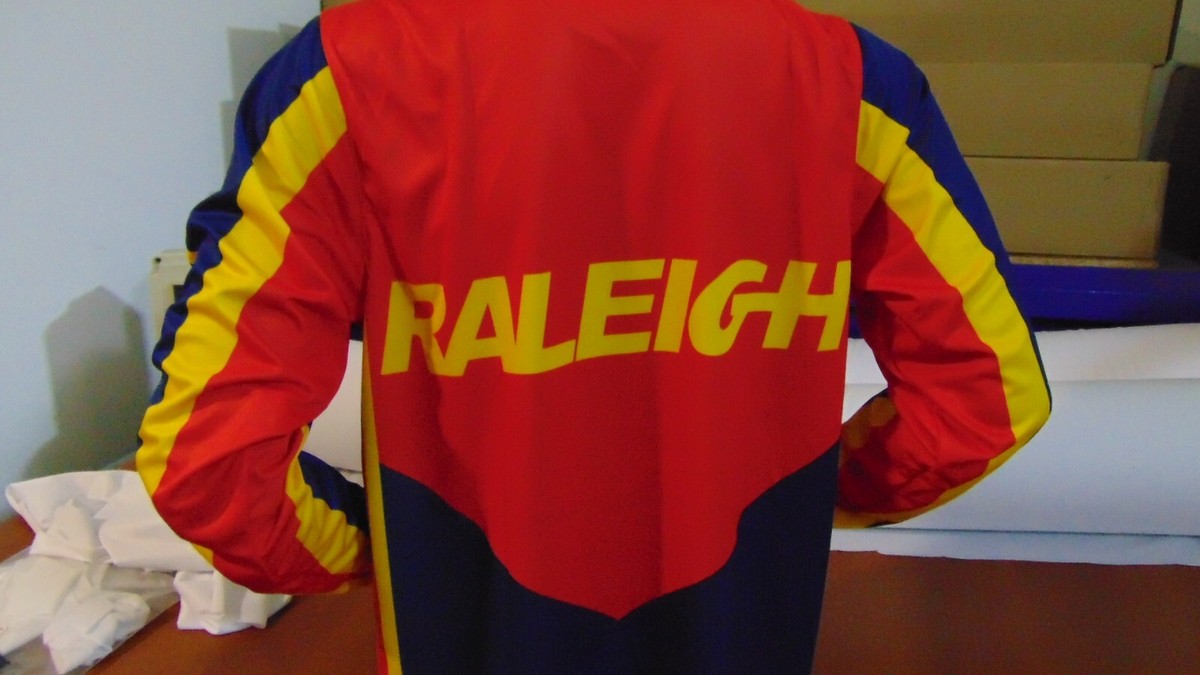 Maglia Bici Vintage BMX Raleigh - Gialla, Manica Lunga, Taglia XL Uomo - Foto 3