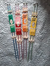 Susan Bates USA Made Vintage Knitting Needles Lot Of 4 Sz. 5, 6, 8, 10