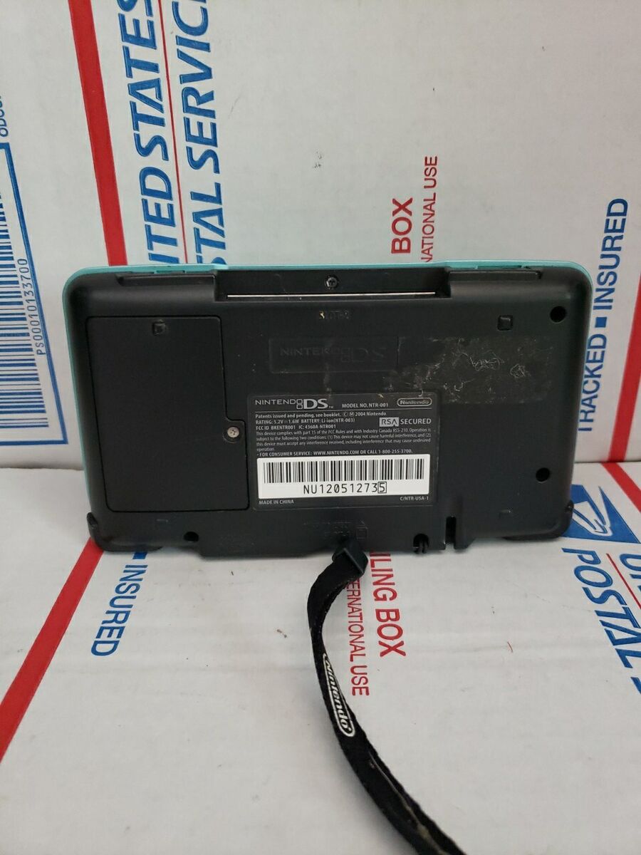 Nintendo DS Launch Edition Turquoise Blue Handheld FOR PARTS Nintendo DS Launch Edition Turquoise Blue Handheld FOR PARTS