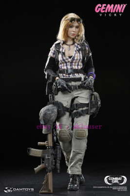DAMTOYS 1/6　コンバットガール　ジェミニ　ヴィッキー Damtoys 1/6 Dcg002 Combat Girl Series Gemini Vicky Action Figure
